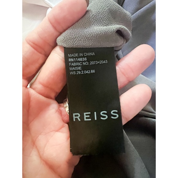 Reiss Maisie Twist Top Dress Size 4 - Picture 5 of 6